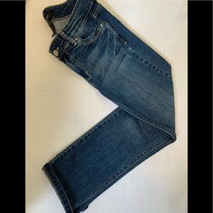 White House Black Market Cropped Denim Jeans